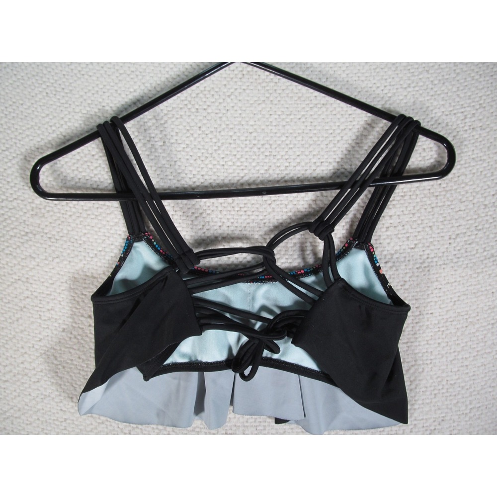 Op Ocean Pacific Swim‎ Top Tankini Womens Junior Small 3/5 Embroidered Boho - Picture 3 of 11